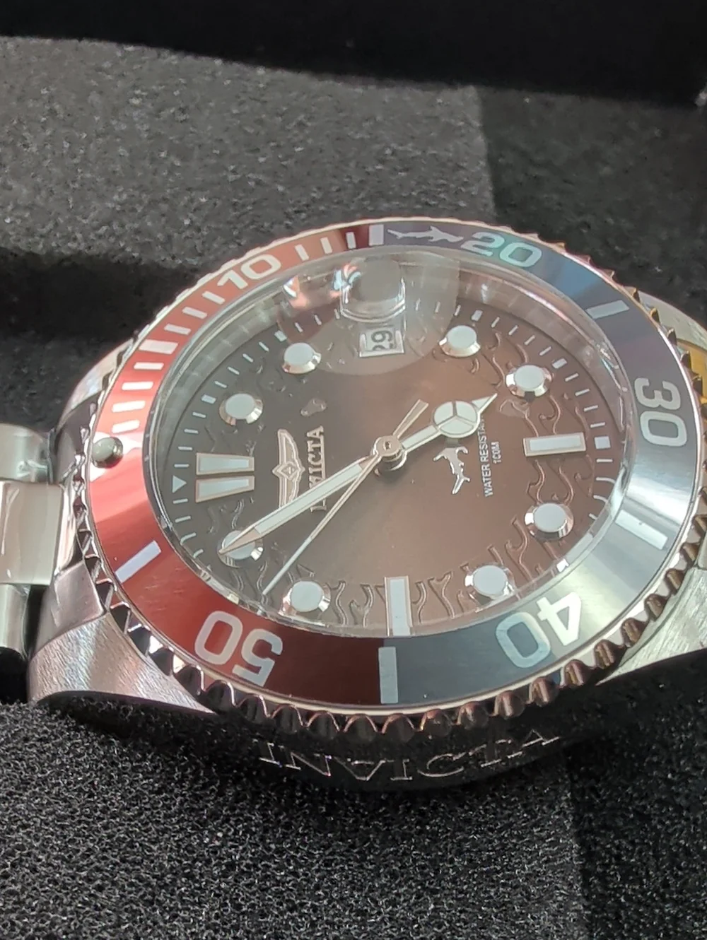 NWT Invicta Pro Diver 34mm Women’s Stainless Steel Watch – Brown Dial